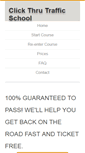 Mobile Screenshot of clickthrutrafficschool.com